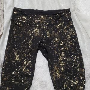 Ivivva by Lululemon - black gold splatter